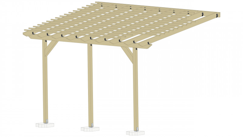 Design Series - Floating Deck with Pergola
